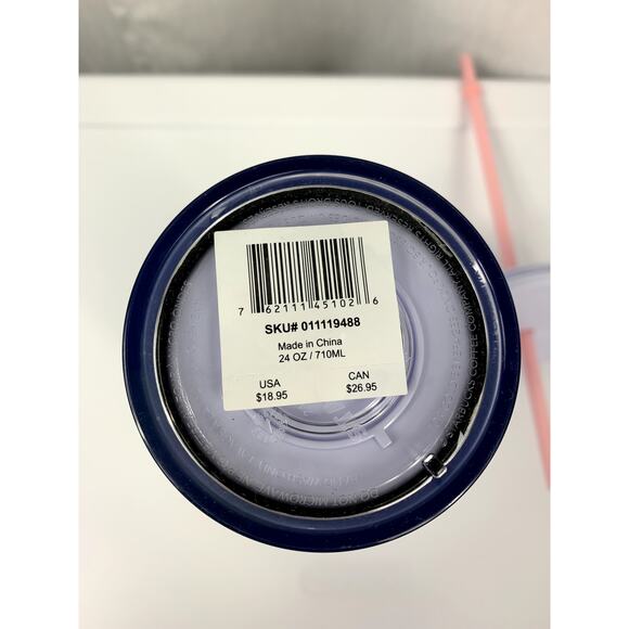 50% OFF STARBUCKS Multicolor Sequin Cold Cup Tumbler Cold Drink 24 Oz. 2020 - Picture 5 of 6